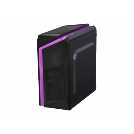 DIYPC DIY-F2-P Black / Purple SPCC MicroATX Mini Tower Computer Case